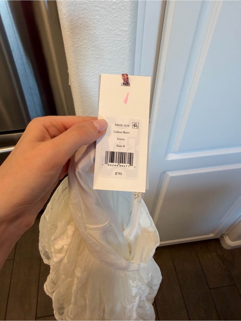 LoveShackFancy Ivory Tiered Lace Maxi Skirt - Picture 4 of 5